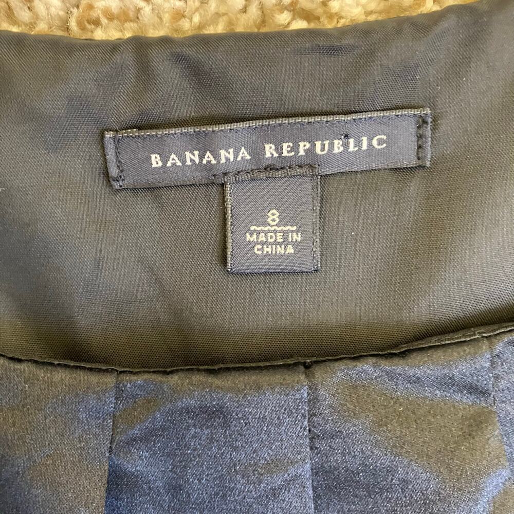 Banana Republic Y2K Sexy Little Black Dress Babydoll Bodice Silk Blend Fitted - Picture 13 of 16